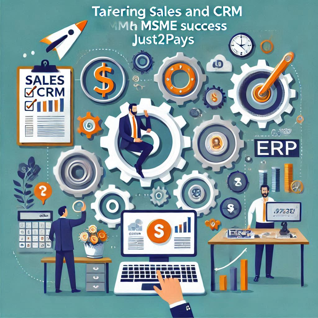 Tailoring Sales and CRM for MSME Success with Just2Pay's ERP